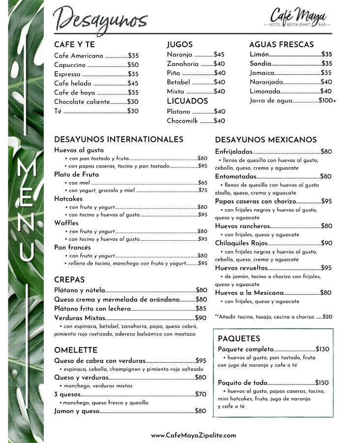 Cafe Maya - Зиполите Экстерьер фото